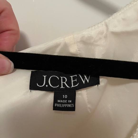 NWT JCrew White Tweed Mini (Originally $298) - Picture 7 of 9